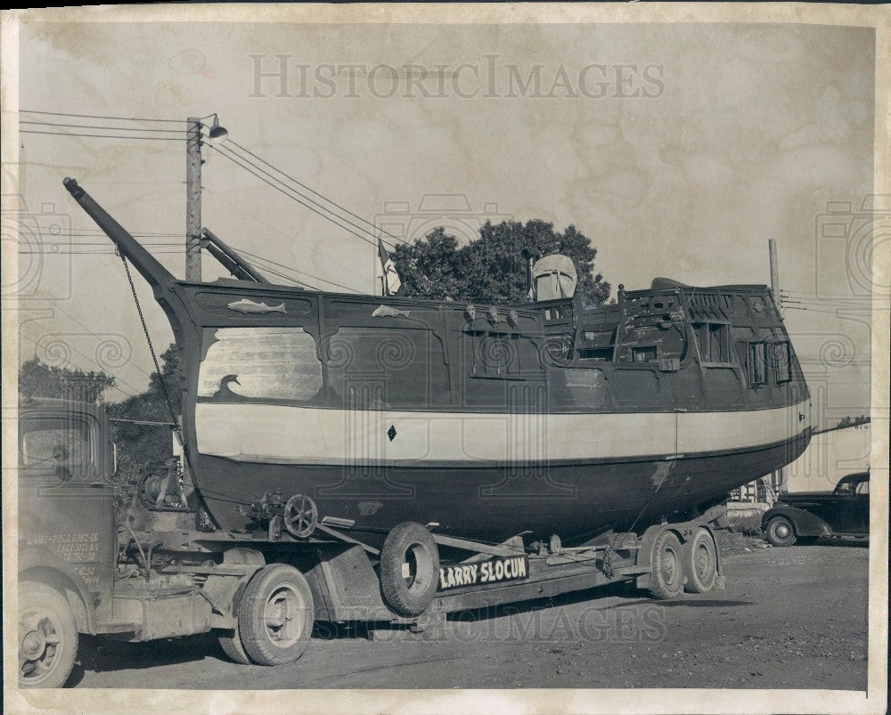 1943 Detroit Capt Tripp Santa Maria Press Photo - Historic Images