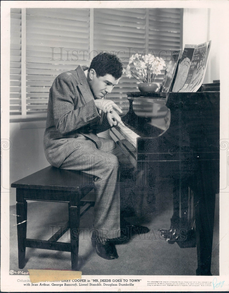 1936 Actor Lionel Stander Press Photo - Historic Images