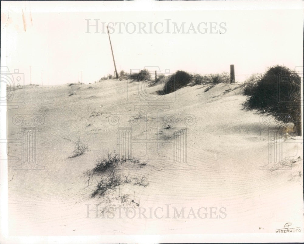 1935 Colorado Dust Storms Press Photo - Historic Images