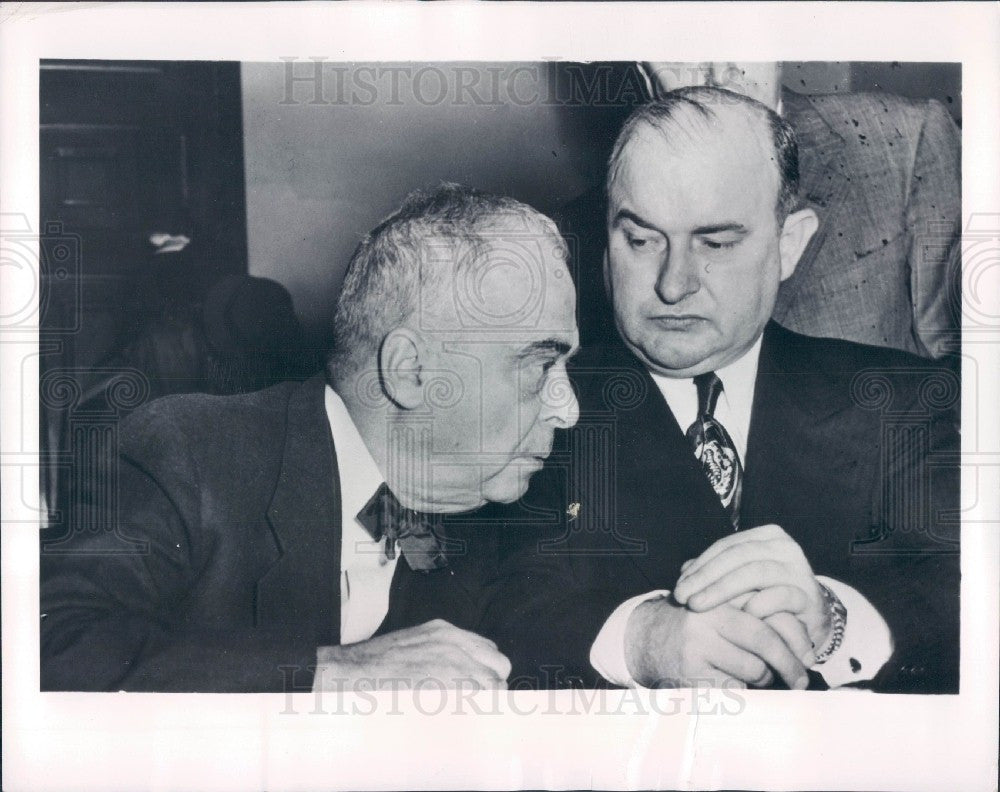 1949 Phily Michael Quill Intl Pres TWU Press Photo - Historic Images