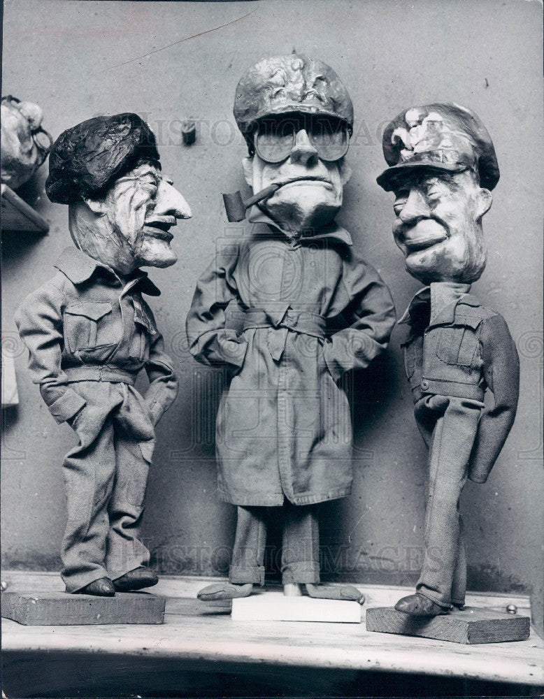 1951 Puppets Allied Commanders Press Photo - Historic Images