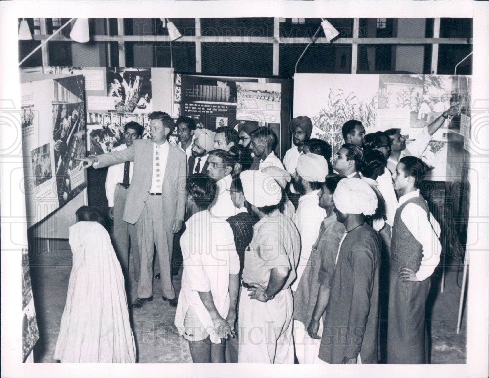 1960 American Propaganda New Delhi India Press Photo - Historic Images