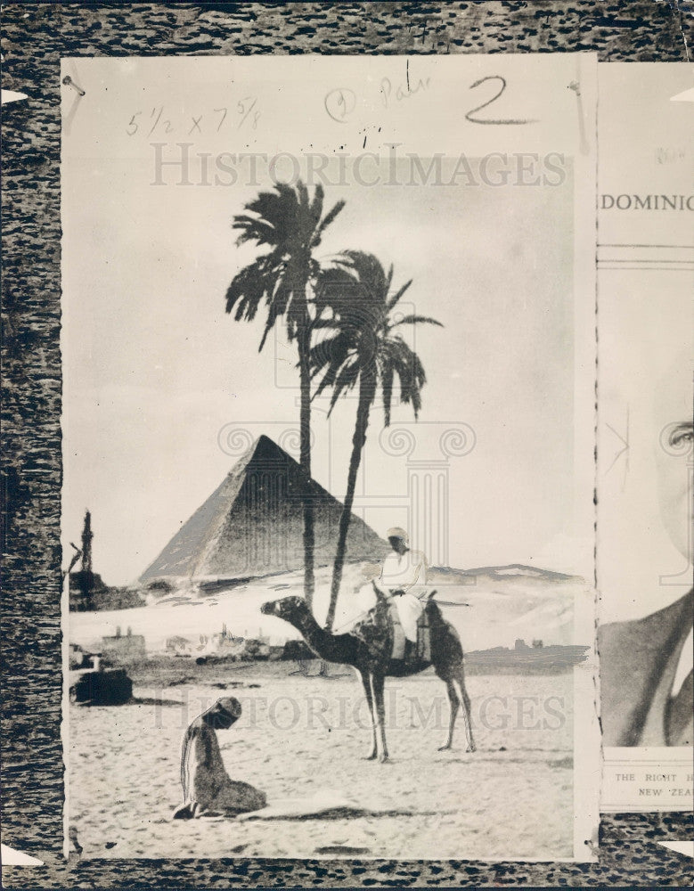 1925 Egyptian Pyramid Press Photo - Historic Images