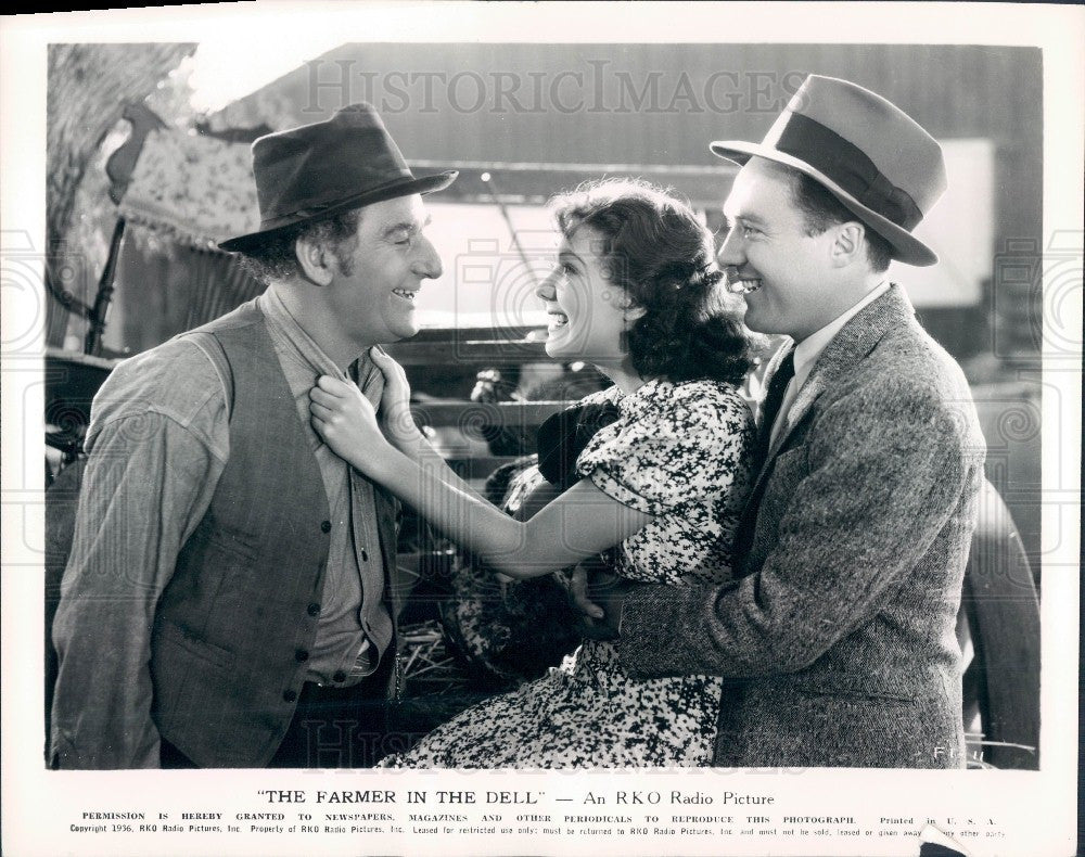 1936 Actor Fred Stone Jean Parker Frank Albertson Photo - Historic Images