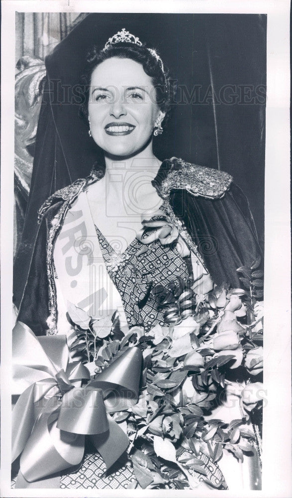 1959 Mrs Michigan Elizabeth Stokes Press Photo - Historic Images