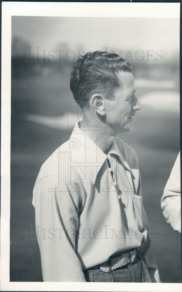 1936 PGA Golfer Charles Sommer Press Photo - Historic Images