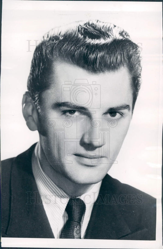 Undated British Actor Edmund Purdom Press Photo - Historic Images