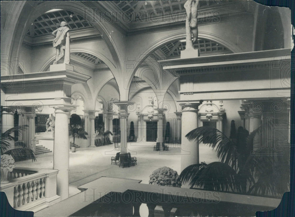1929 Spain Queen Victoria Eugenia Palace Ibero Photo - Historic Images