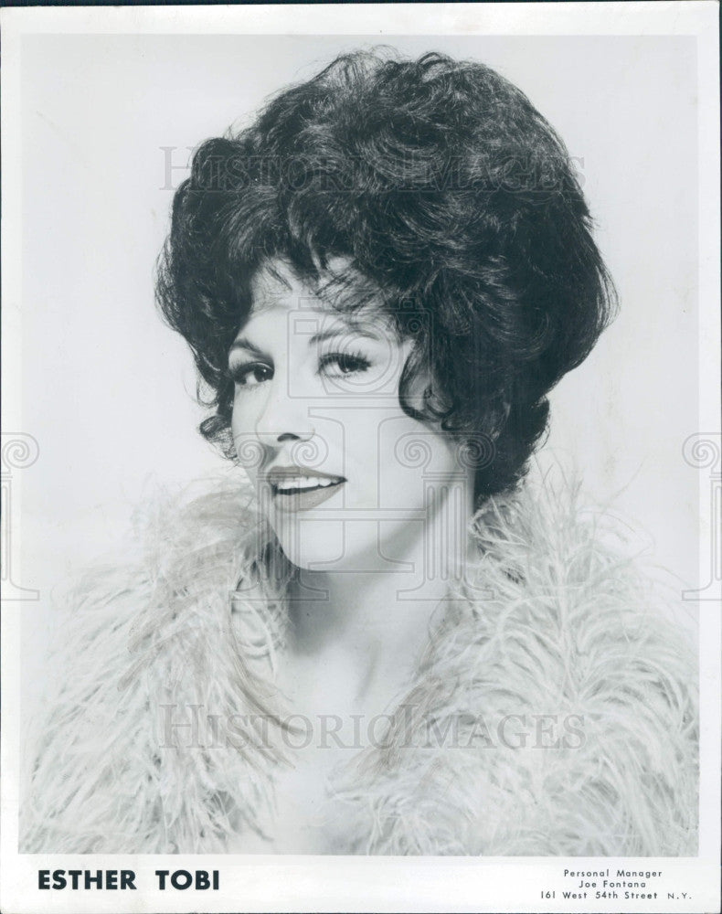 1972 Singer Esther Tobi Press Photo - Historic Images