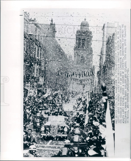 1963 Yugoslavia Marshal Tito Press Photo - Historic Images
