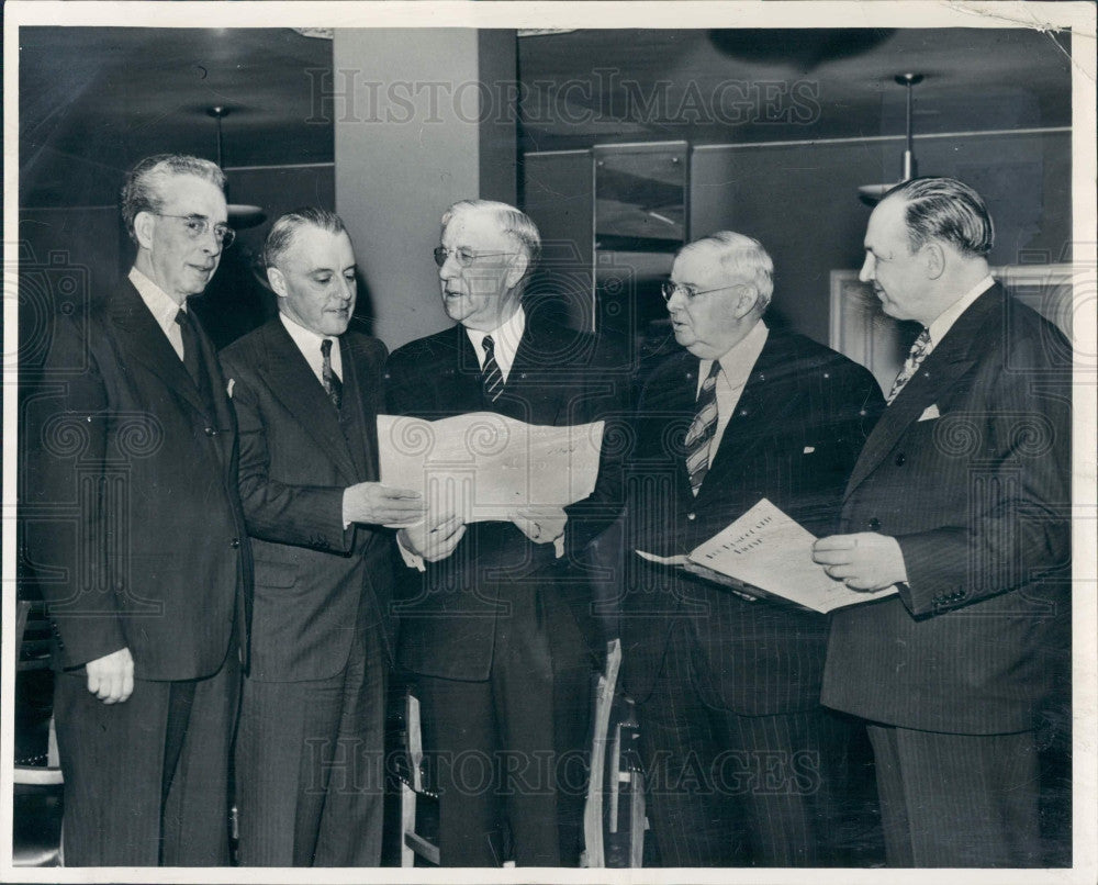 1944 Kalamozoo Mayor Paul H Todd Press Photo - Historic Images