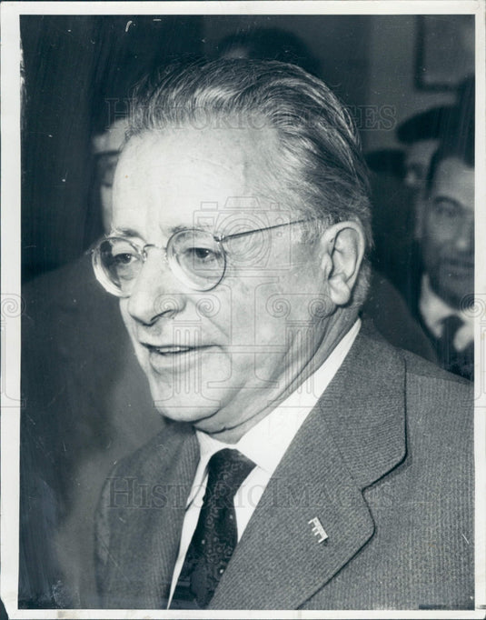 1962 Italian Communist Palmiro Togliatti Press Photo - Historic Images