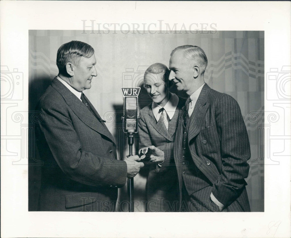 1936 Radio Entertainer Uncle Neal Press Photo - Historic Images