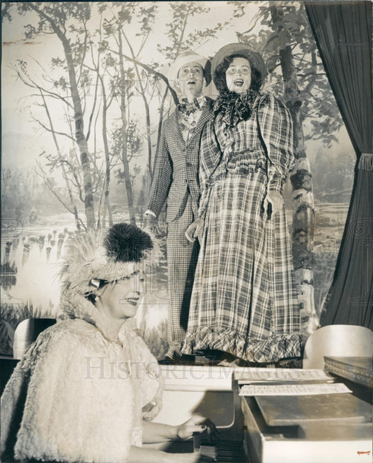1950 Potterville MI Gaslight Village Theater Photo - Historic Images