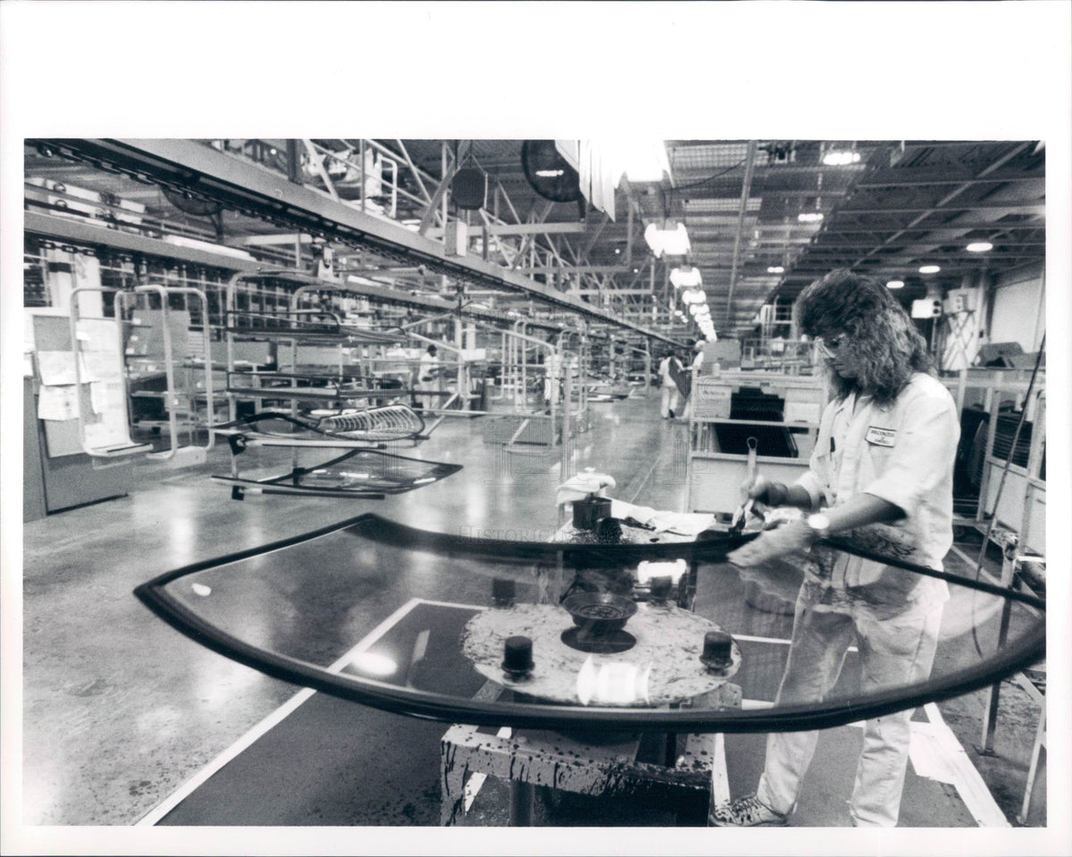 1991 Marysville OH Honda Plant Press Photo - Historic Images