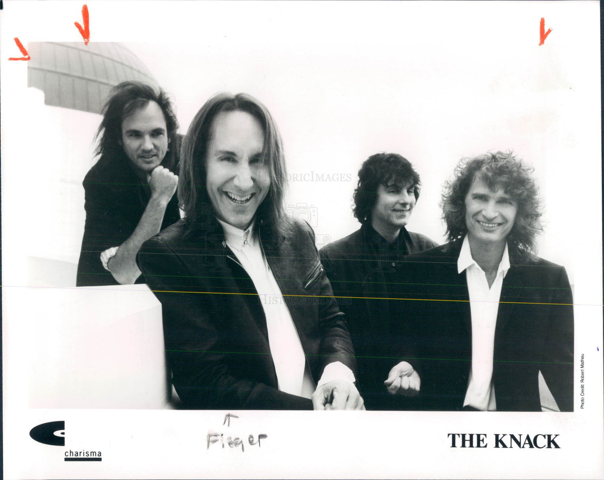 1991 Band the Knack Press Photo - Historic Images