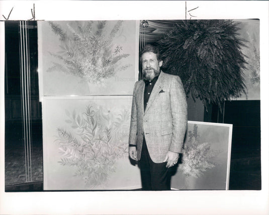 1986 Artist Richard Kozlow Press Photo - Historic Images