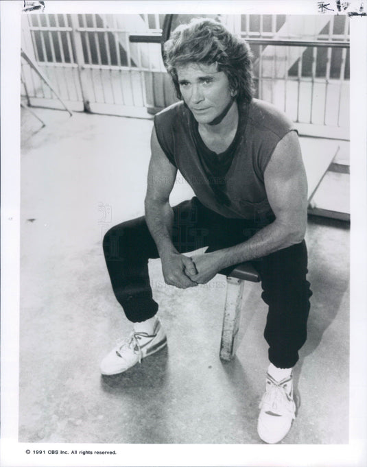 1992 Actor Michael Landon Press Photo - Historic Images