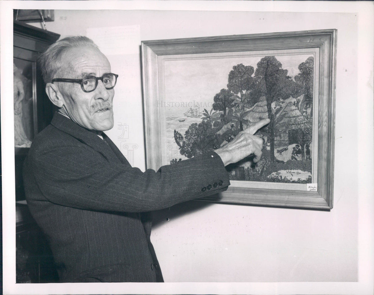 1952 Artist Dominique Lagru Press Photo - Historic Images