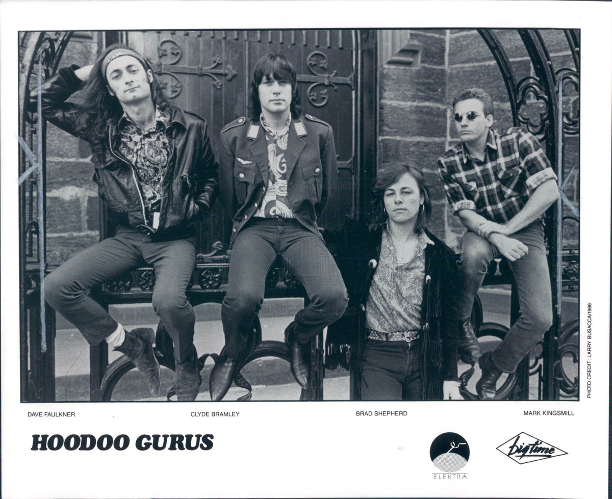 Hoodoo Rapper 1987 Rock Band Hoodoo Gurus Press Photo - Historic Images