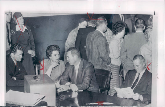 1959 Los Angeles Murderers Finch Tregoff Press Photo - Historic Images
