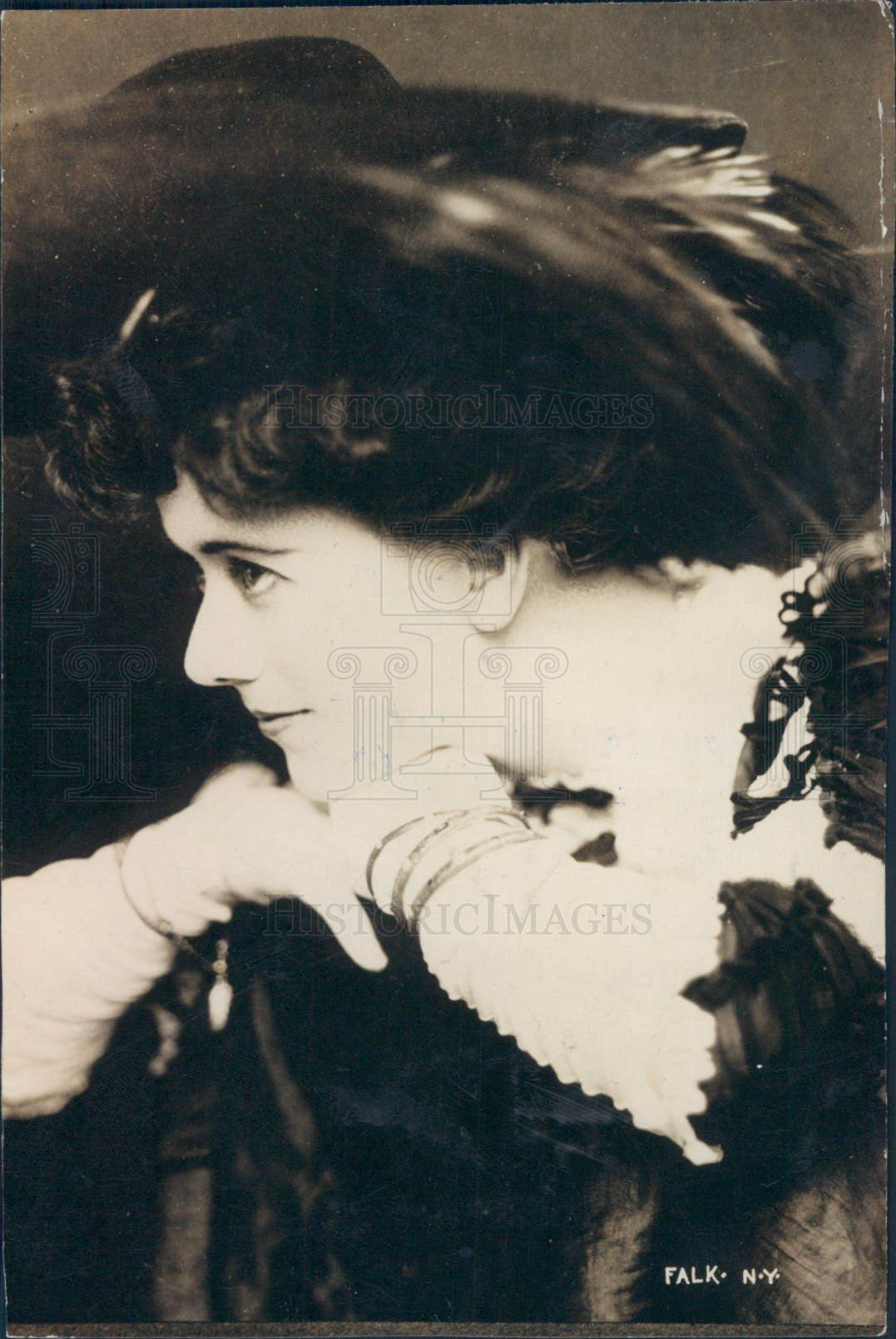 1909 Opera Singer Lillian Faulkes Press Photo - Historic Images