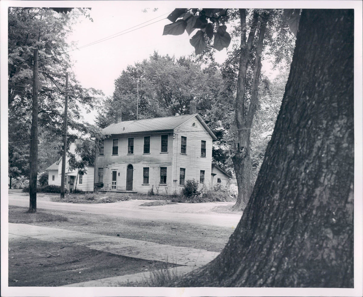 1955 Tecumseh MI Oldest House Press Photo - Historic Images