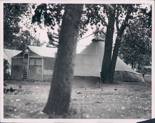 1935 Detroit Tent Colonies Circa 1922 Press Photo - Historic Images