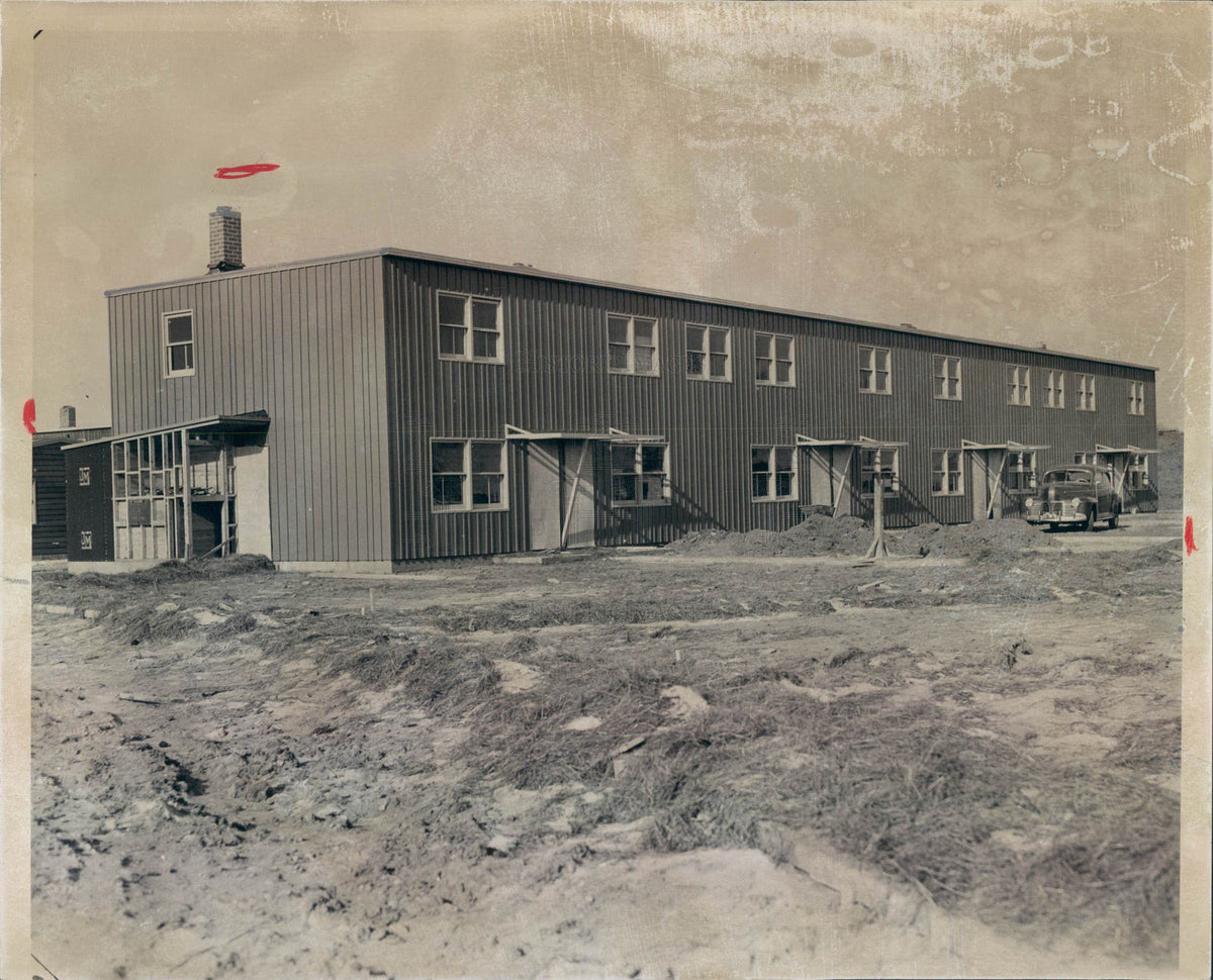 1942 Michigan Centerline Housing Project Press Photo - Historic Images