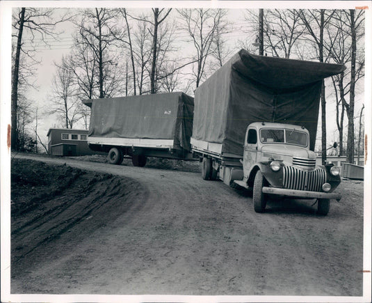1944 Prefabricated Homes Press Photo - Historic Images