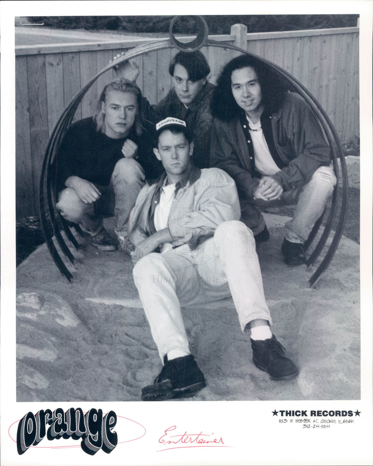 1995 Music Group Orange Press Photo - Historic Images
