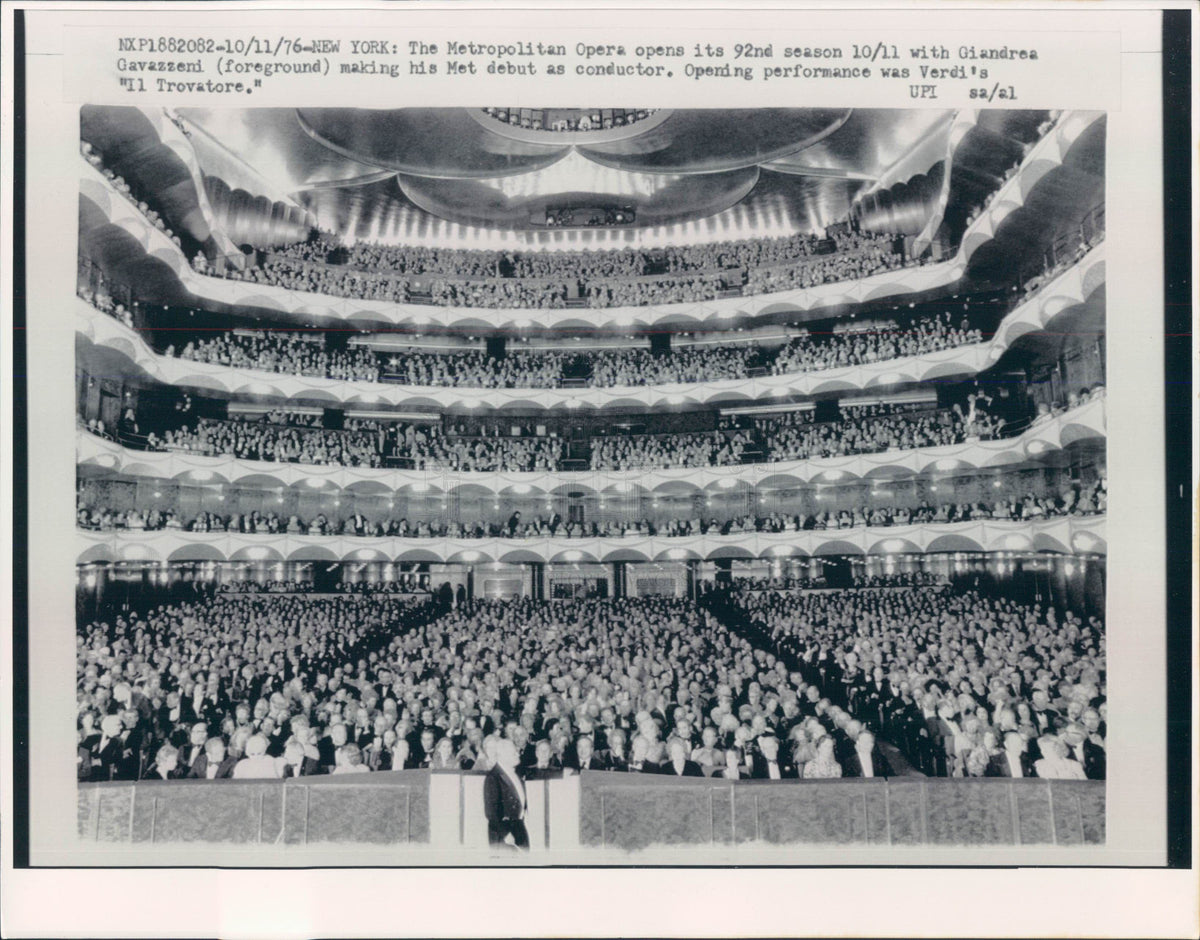 1976 New York Metropolitan Opera Press Photo - Historic Images