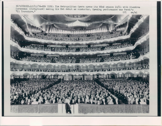 1976 New York Metropolitan Opera Press Photo - Historic Images