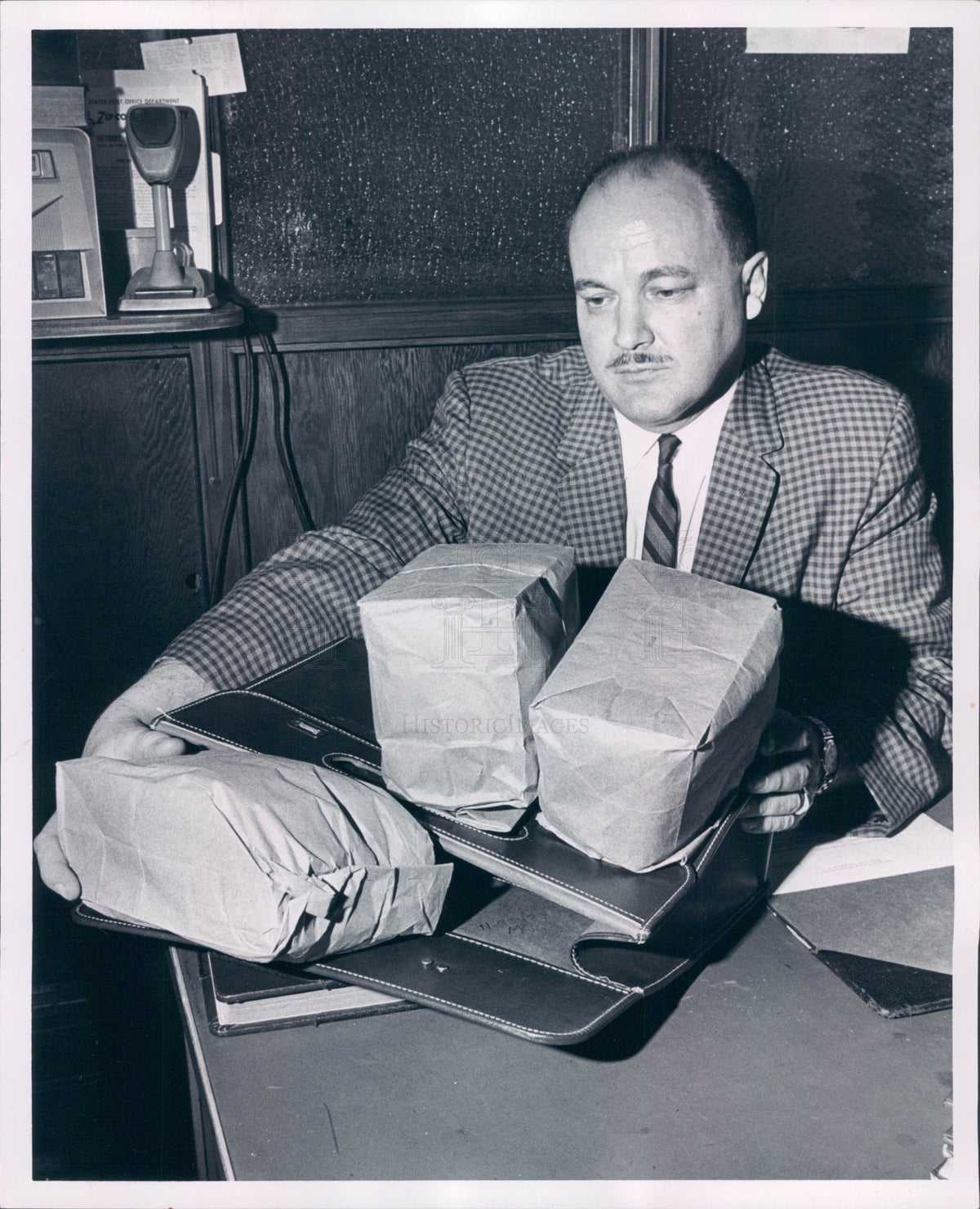 1966 Detroit Lieutenant Ralph Palmer Press Photo - Historic Images