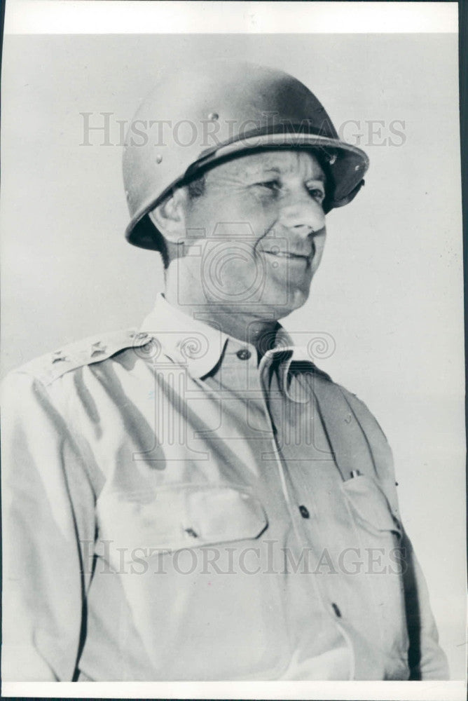 1943 US Lt Gen Jacob Devers Press Photo - Historic Images