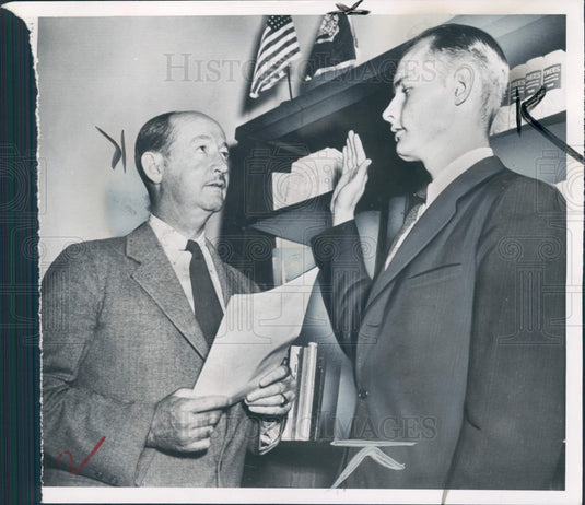 1952 MD Rep James Devereux and Son Press Photo - Historic Images
