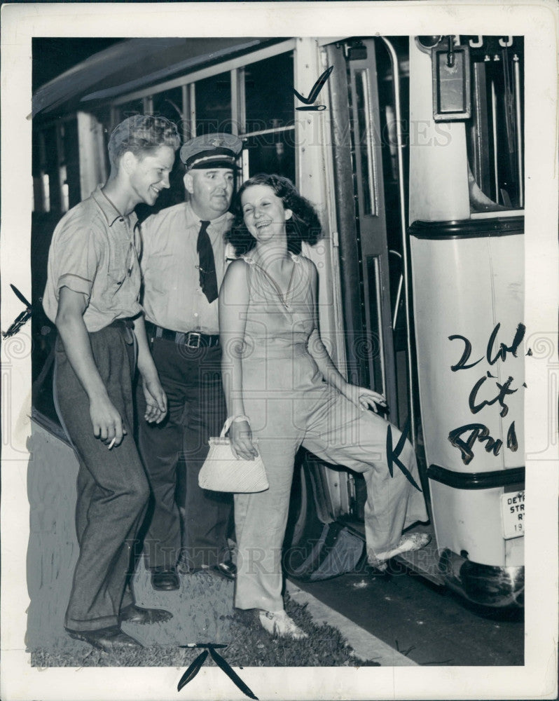 1939 Detroit Railway Press Photo - Historic Images