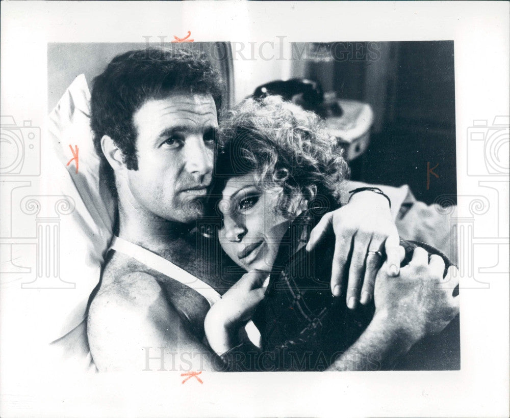 1975 Actors James Caan Barbra Streisand Press Photo - Historic Images