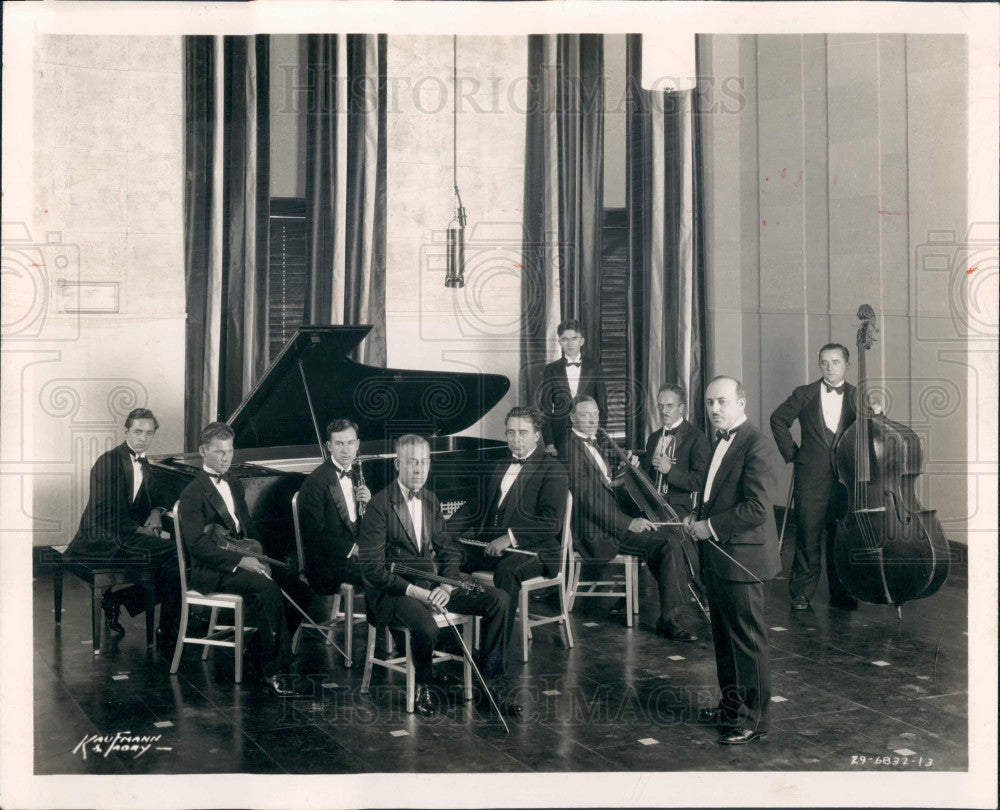 1932 Chicago Daily News Concert Orchestra Press Photo - Historic Images