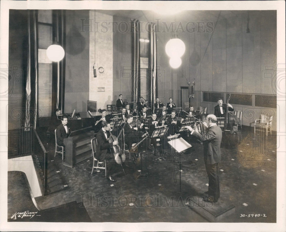 1932 Chicago Daily News Concert Orchestra Press Photo - Historic Images