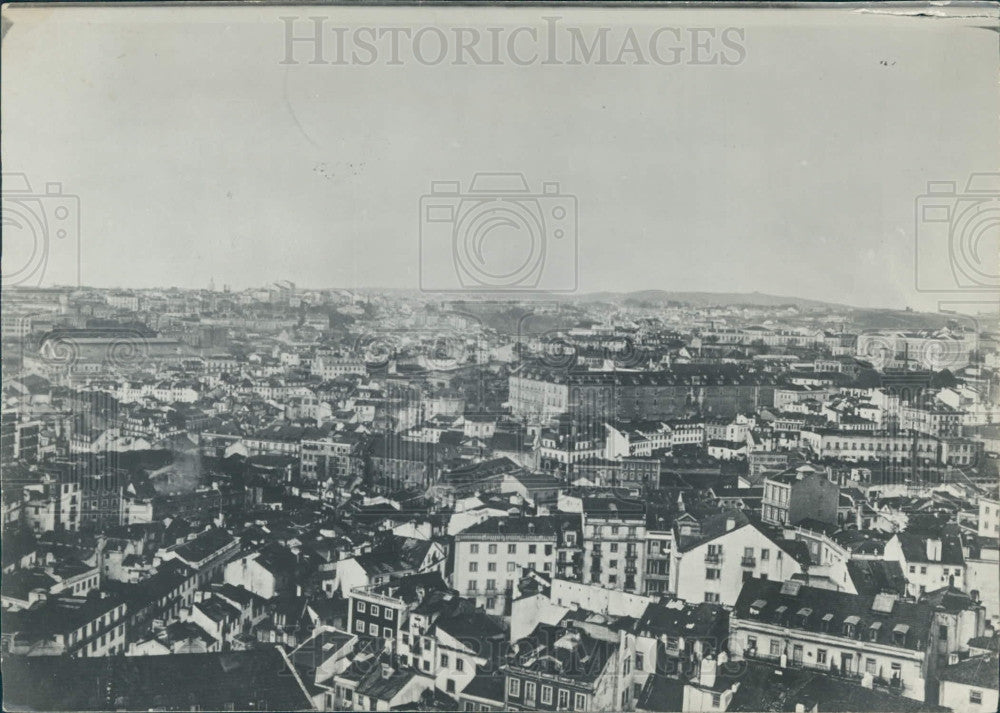 Undated Lisbon Portugal City View Press Photo - Historic Images