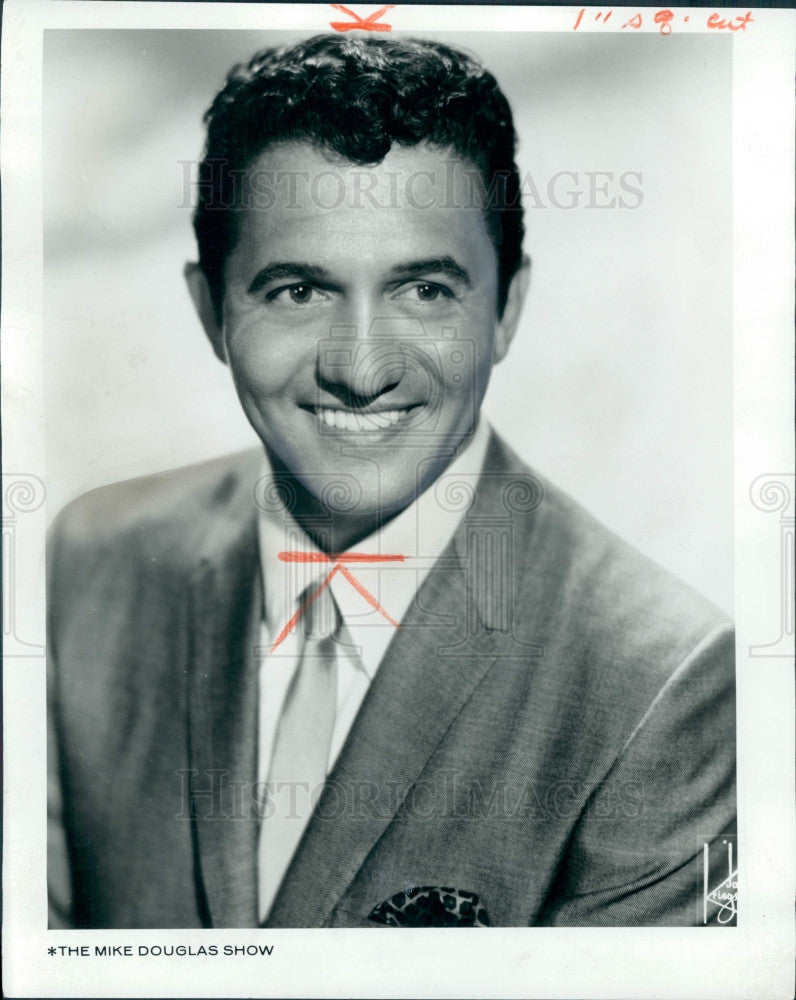 1967 Singer Pianist Buddy Greco Press Photo - Historic Images