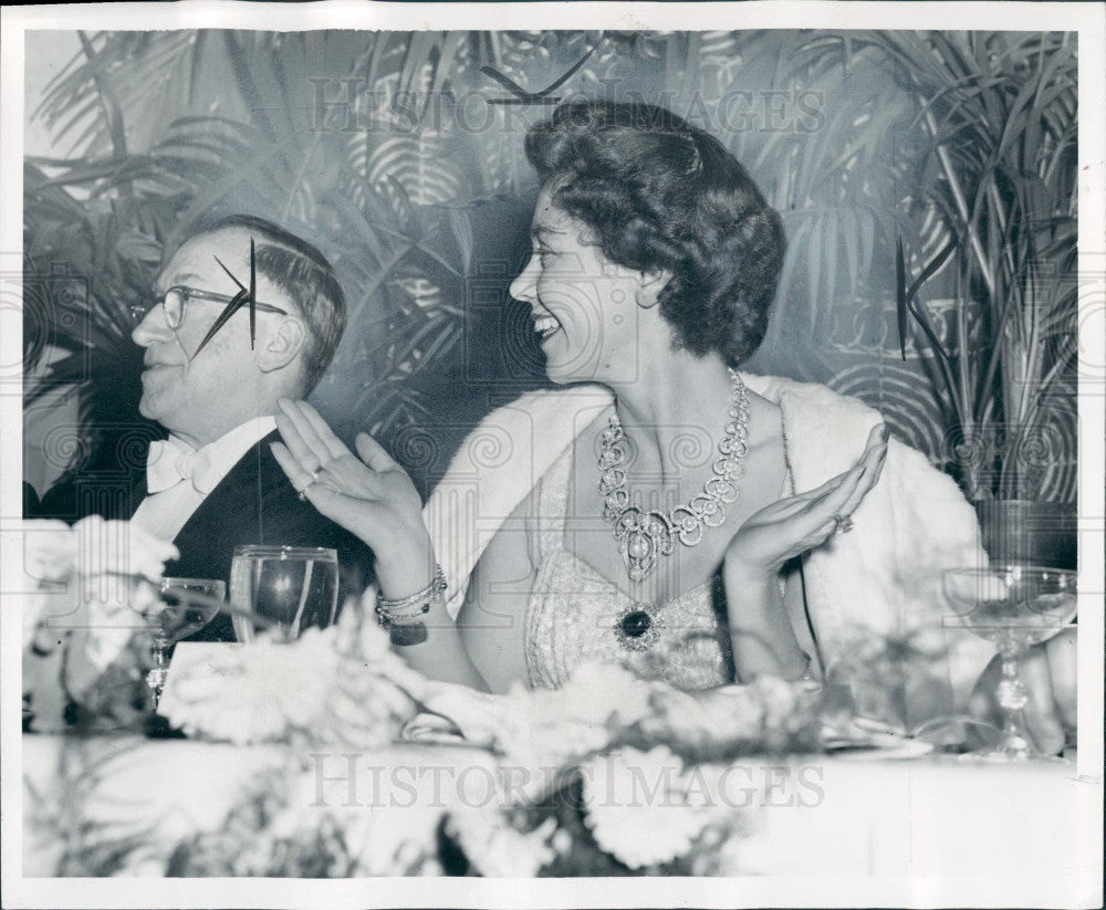 1953 Greece Queen Fredericka Detroit Cobo Press Photo - Historic Images