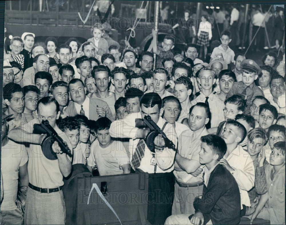 1944 Detroit Army Air Show Sharpshooter Press Photo - Historic Images