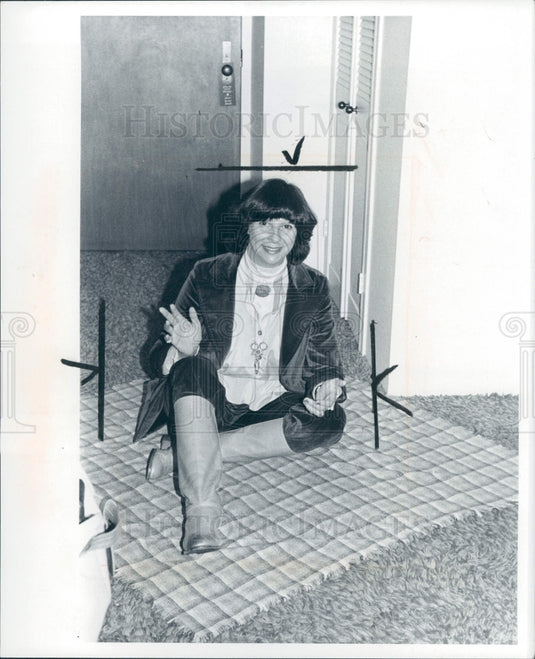 1977 Designer Marilyn Brooks Press Photo - Historic Images