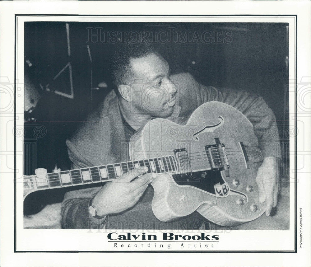 1994 Jazz Musician/Singer Calvin Brooks Press Photo - Historic Images