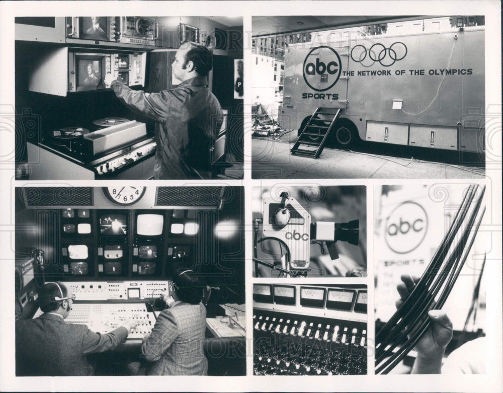 1976 ABC TV Mobile Unit Press Photo - Historic Images