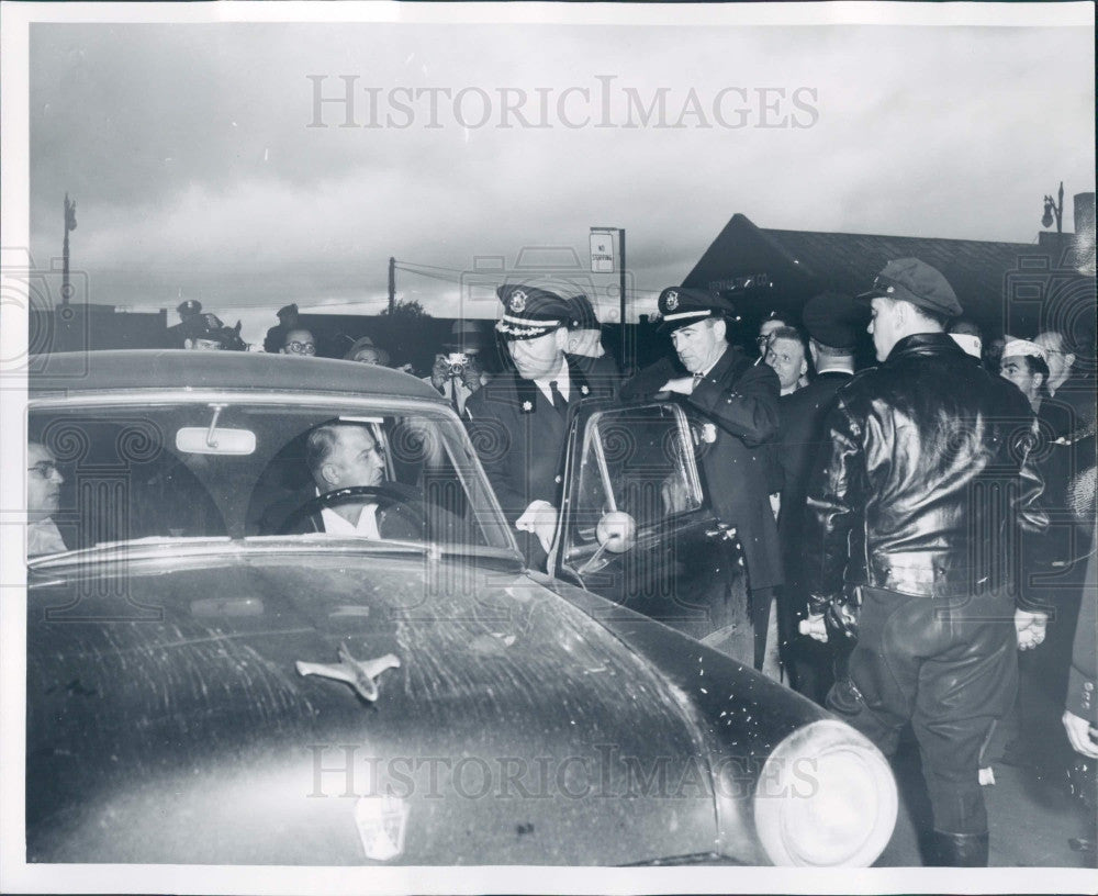 1954 Detroit Square D Strike Press Photo - Historic Images