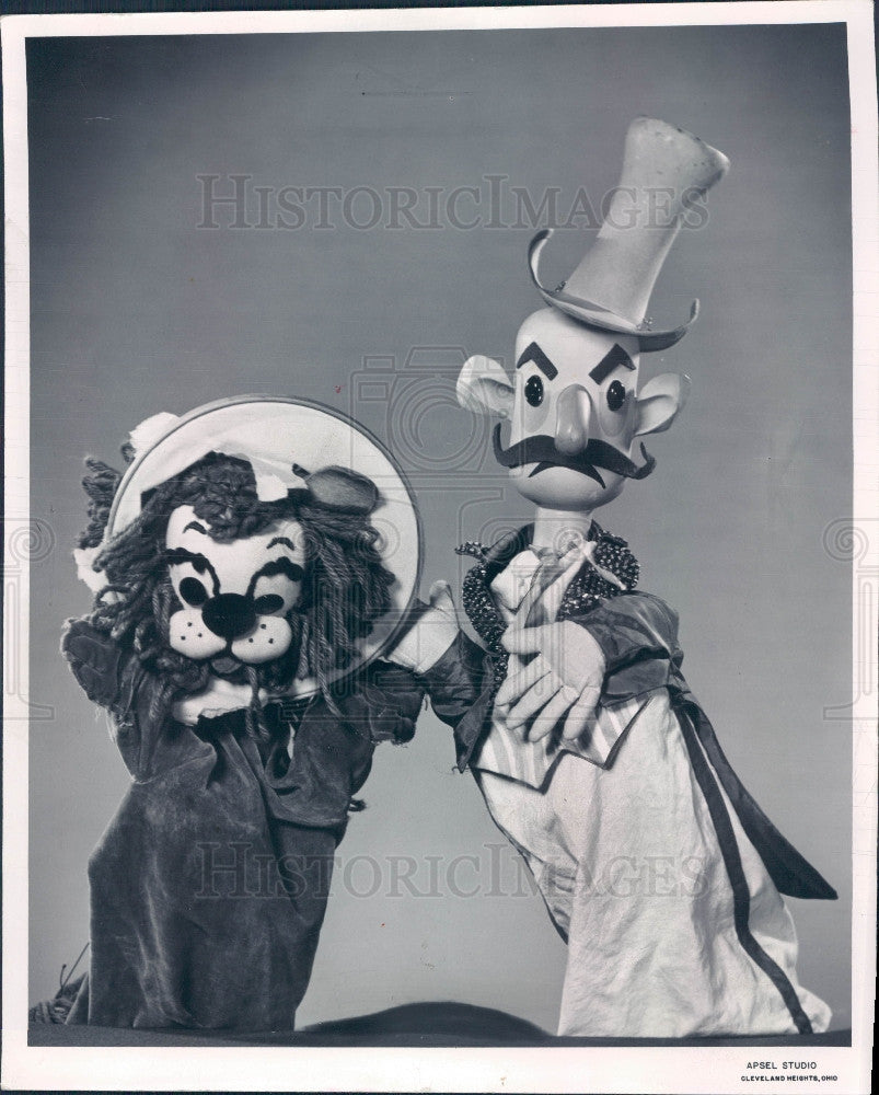 1955 George Latshaw Puppets Press Photo - Historic Images