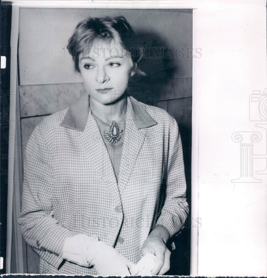 1958 Actor Tita Purdom Press Photo - Historic Images